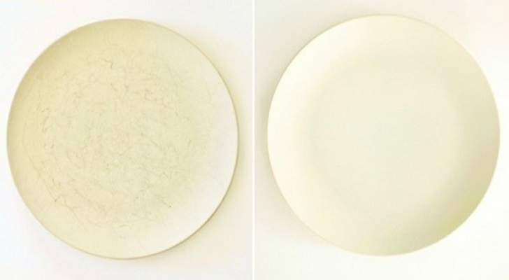 ثلاث طرق  للتخلص من خدوش الأطباق